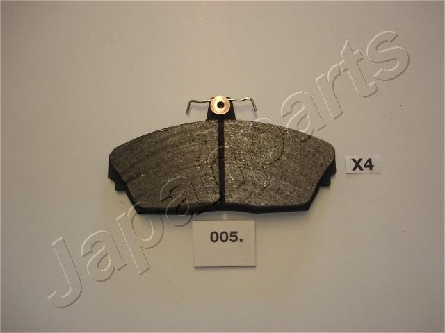 Japanparts PA-005AF - Brake Pad Set, disc brake autospares.lv