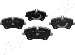 Japanparts PA-0067AF - Brake Pad Set, disc brake autospares.lv