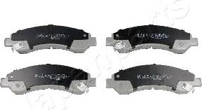 Japanparts PA-006AF - Brake Pad Set, disc brake autospares.lv