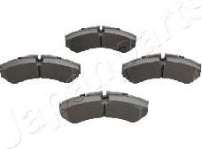 Japanparts PA-0011AF - Brake Pad Set, disc brake autospares.lv