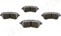 Japanparts PA-0089AF - Brake Pad Set, disc brake autospares.lv