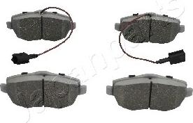 Japanparts PA-0024AF - Brake Pad Set, disc brake autospares.lv