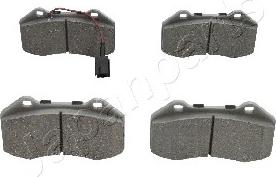 Japanparts PA-0023AF - Brake Pad Set, disc brake autospares.lv