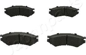 Japanparts PA-010AF - Brake Pad Set, disc brake autospares.lv