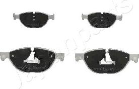 Japanparts PA-0125AF - Brake Pad Set, disc brake autospares.lv