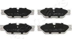 Japanparts PA-0345AF - Brake Pad Set, disc brake autospares.lv