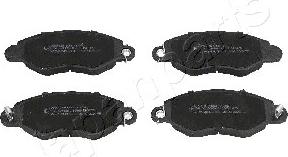 Japanparts PA-0350AF - Brake Pad Set, disc brake autospares.lv