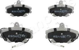 Japanparts PA-035AF - Brake Pad Set, disc brake autospares.lv