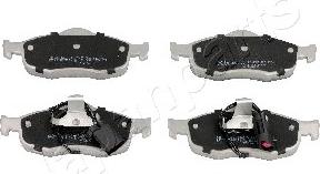 Japanparts PA-0302AF - Brake Pad Set, disc brake autospares.lv