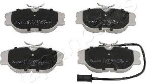 Japanparts PA-0202AF - Brake Pad Set, disc brake autospares.lv