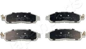 Japanparts PA-1003AF - Brake Pad Set, disc brake autospares.lv