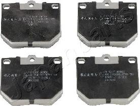 Japanparts PA-108AF - Brake Pad Set, disc brake autospares.lv