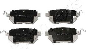 Japanparts PA-118AF - Brake Pad Set, disc brake autospares.lv