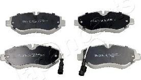 Japanparts PA-117AF - Brake Pad Set, disc brake autospares.lv