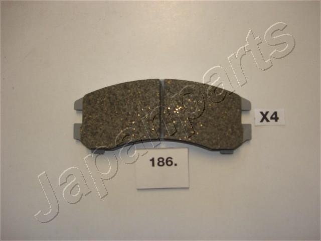 Japanparts PA-186AF - Brake Pad Set, disc brake autospares.lv