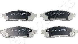 Japanparts PA-128AF - Brake Pad Set, disc brake autospares.lv