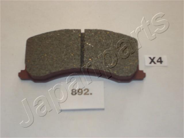 Japanparts PA-892AF - Brake Pad Set, disc brake autospares.lv