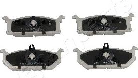 Japanparts PA-804AF - Brake Pad Set, disc brake autospares.lv