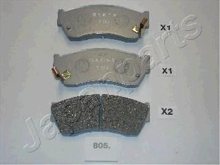 Japanparts PA-805AF - Brake Pad Set, disc brake autospares.lv