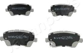 Japanparts PA-800AF - Brake Pad Set, disc brake autospares.lv