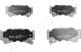 Japanparts PA-815AF - Brake Pad Set, disc brake autospares.lv