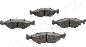 Japanparts PA-398AF - Brake Pad Set, disc brake autospares.lv