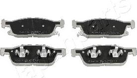 Japanparts PA-351AF - Brake Pad Set, disc brake autospares.lv