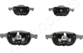 Japanparts PA-300AF - Brake Pad Set, disc brake autospares.lv