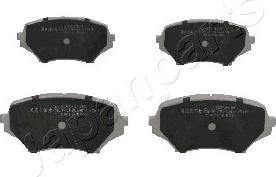 Japanparts PA-335AF - Brake Pad Set, disc brake autospares.lv