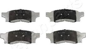 Japanparts PA-258AF - Brake Pad Set, disc brake autospares.lv