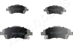 Japanparts PA-206AF - Brake Pad Set, disc brake autospares.lv