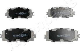 Japanparts PA-219AF - Brake Pad Set, disc brake autospares.lv