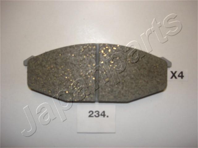 Japanparts PA-234AF - Brake Pad Set, disc brake autospares.lv