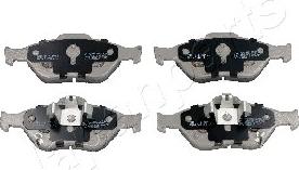 Japanparts PA-238AF - Brake Pad Set, disc brake autospares.lv