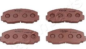 Japanparts PA-233AF - Brake Pad Set, disc brake autospares.lv