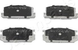 Japanparts PA-229AF - Brake Pad Set, disc brake autospares.lv