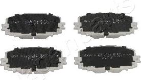 Japanparts PA-220AF - Brake Pad Set, disc brake autospares.lv