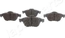 Japanparts PA-221AF - Brake Pad Set, disc brake autospares.lv