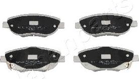 Japanparts PA-276AF - Brake Pad Set, disc brake autospares.lv