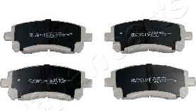 Japanparts PA-796AF - Brake Pad Set, disc brake autospares.lv