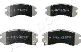 Japanparts PA-705AF - Brake Pad Set, disc brake autospares.lv