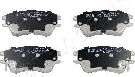 Japanparts PA-H08AF - Brake Pad Set, disc brake autospares.lv