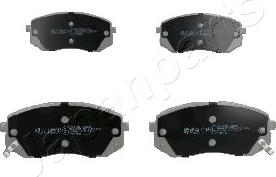 Japanparts PA-K20AF - Brake Pad Set, disc brake autospares.lv