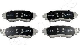 Japanparts PA-W05AF - Brake Pad Set, disc brake autospares.lv