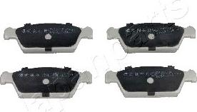 Japanparts PA-W00AF - Brake Pad Set, disc brake autospares.lv