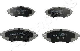 Japanparts PA-W14AF - Brake Pad Set, disc brake autospares.lv