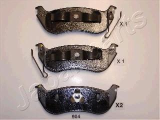 Japanparts PP-904AF - Brake Pad Set, disc brake autospares.lv