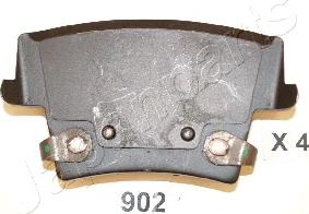 Japanparts PP-902AF - Brake Pad Set, disc brake autospares.lv