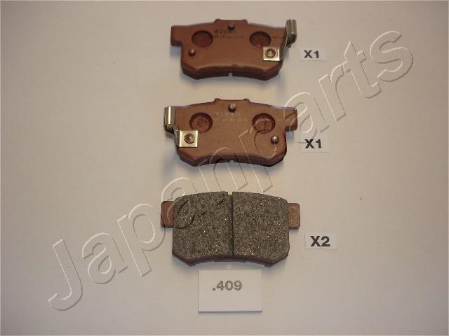 Japanparts PP-409AF - Brake Pad Set, disc brake autospares.lv