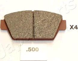 Japanparts PP-500AF - Brake Pad Set, disc brake autospares.lv